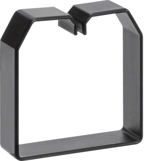 Klammer aus PVC zu Verdrahtungskanal LKG 75x75mm steingrau | Hager