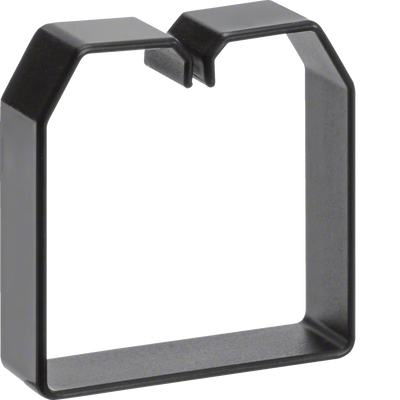 Klammer aus PVC zu Verdrahtungskanal LKG 75x75mm steingrau | Hager