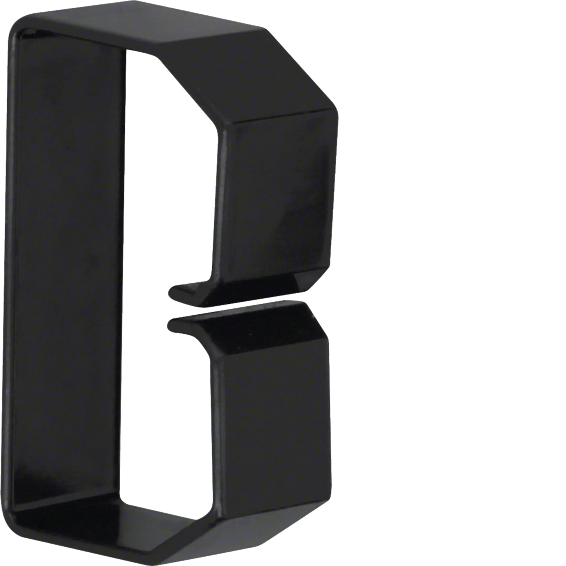 Klammer aus PVC zu Verdrahungskanal  LKG 50x75mm steingrau | Hager