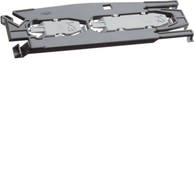 Klammer in Stanzloch rastend aus PC/ABS halogenfrei zu LF mit Oberteil 190mm | Hager
