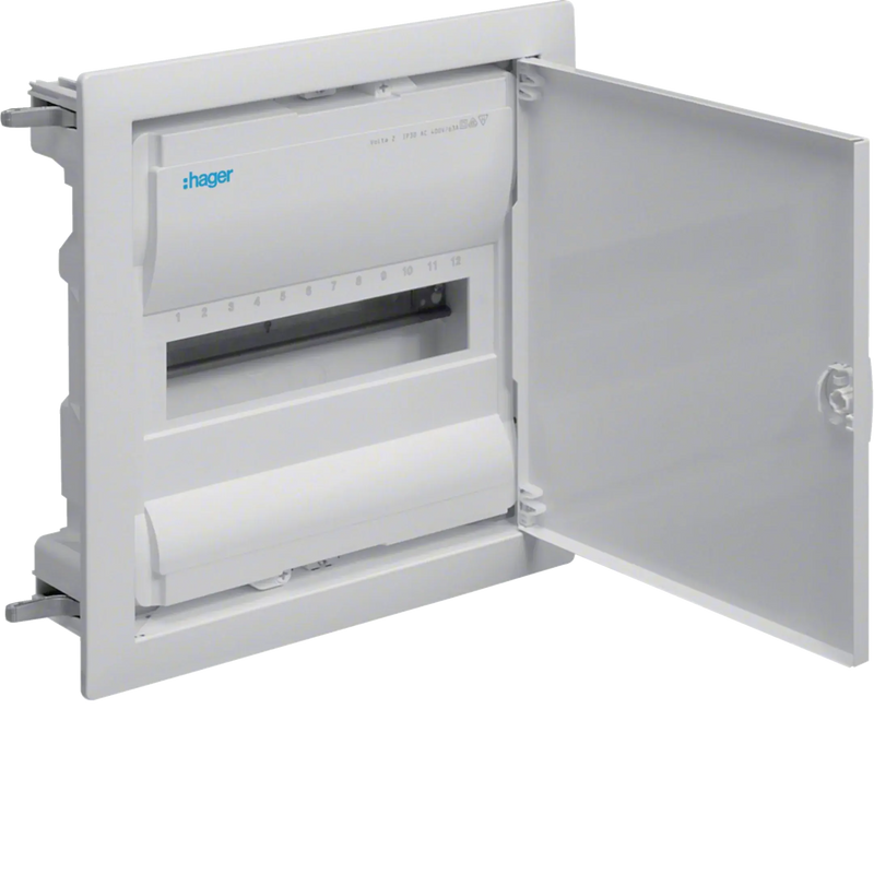 Kleinv. Volta HWV 1x12PLE IP30 Stahlblechtür | Hager
