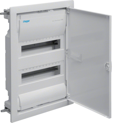 Kleinv. Volta HWV 2x12PLE IP30 Stahlblechtür | Hager