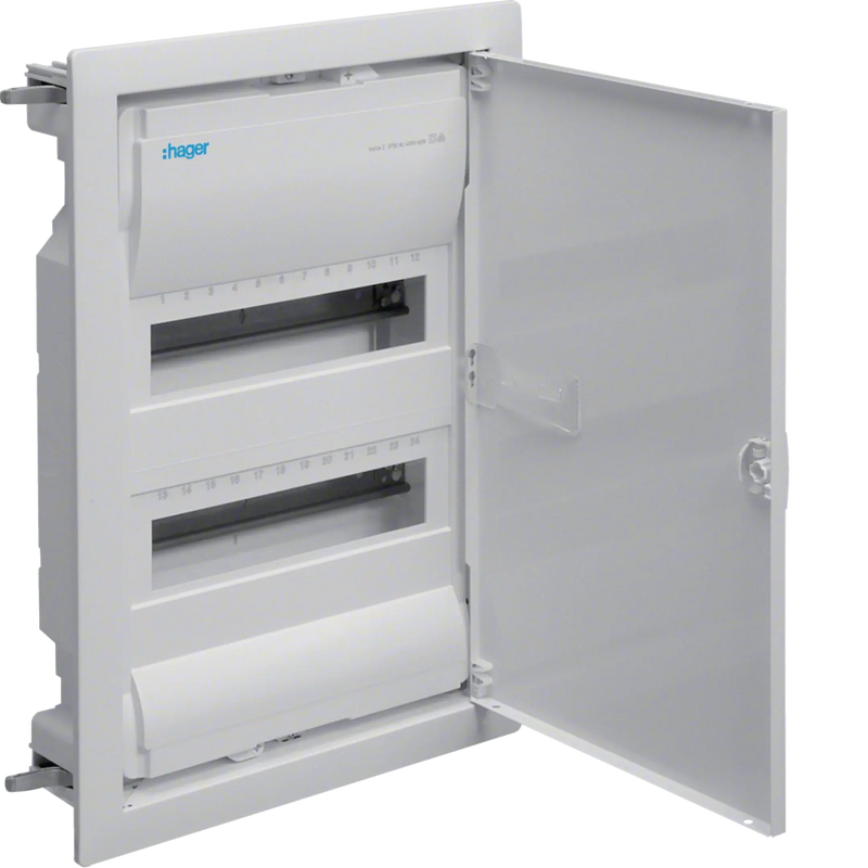 Kleinv. Volta HWV 2x12PLE IP30 Stahlblechtür | Hager
