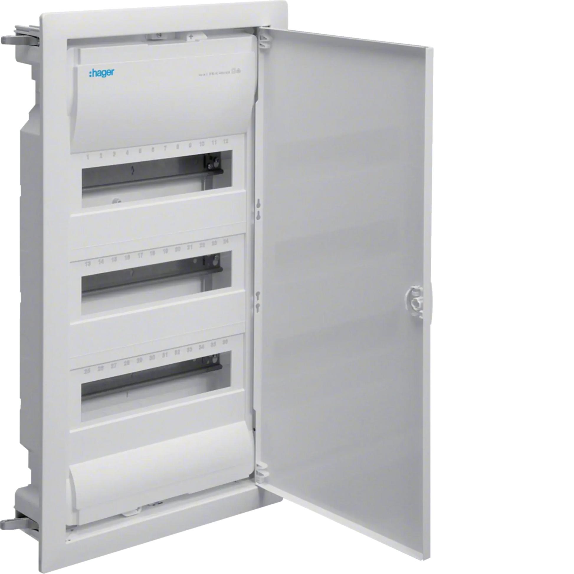 Kleinv. Volta HWV 3x12PLE IP30 Stahlblechtür | Hager