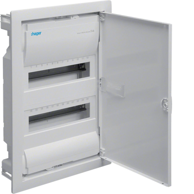 Kleinv. Volta UPV 2x12PLE IP30 Tür | Hager