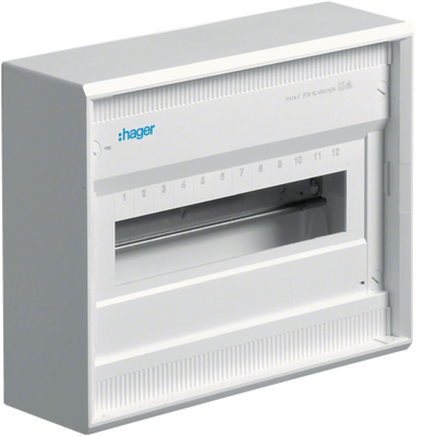 Kleinv., Volta, APV, 1x12PLE, IP30, ohne Tür | Hager
