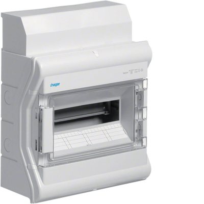 Kleinverteiler, vector, APV, IP65, 12PLE, mit Rangierkanal | Hager