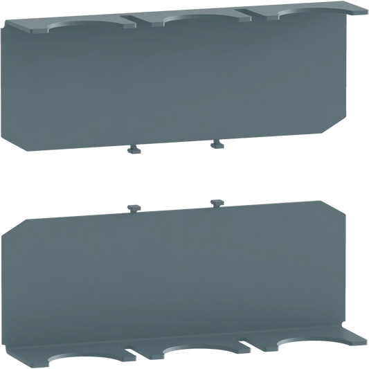 Klemmenabdeckung rückseitig für Anschlussverlängerung gespreizt P250 3P | Hager