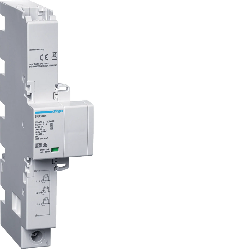 Kombiableiter T1+T2+T3 3P Iimp 12,5kA TNC 315A | Hager