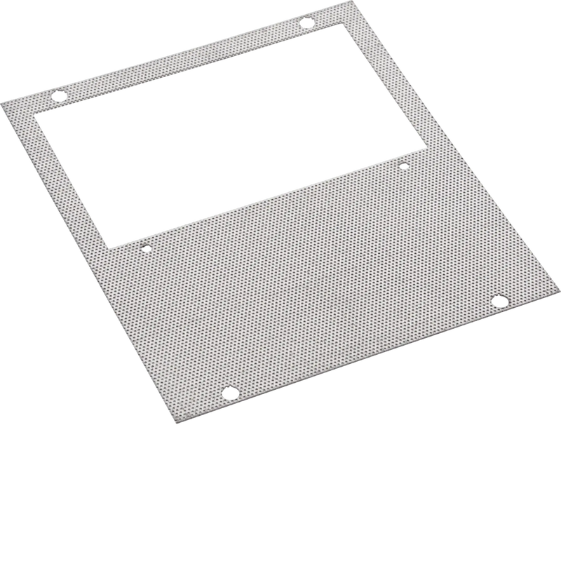 Kombiflansch Lochblech 1mm IP40 174x200 (BxT) | Hager