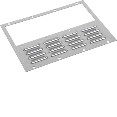 Kombiflansch Lüftungsschlitz 1.25mm IP20 298x200 (BxT) | Hager