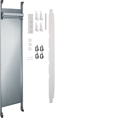 Komplettfeld Multimedia, universZ, 1200mm, 1-feld, ohne Patchmodule | Hager