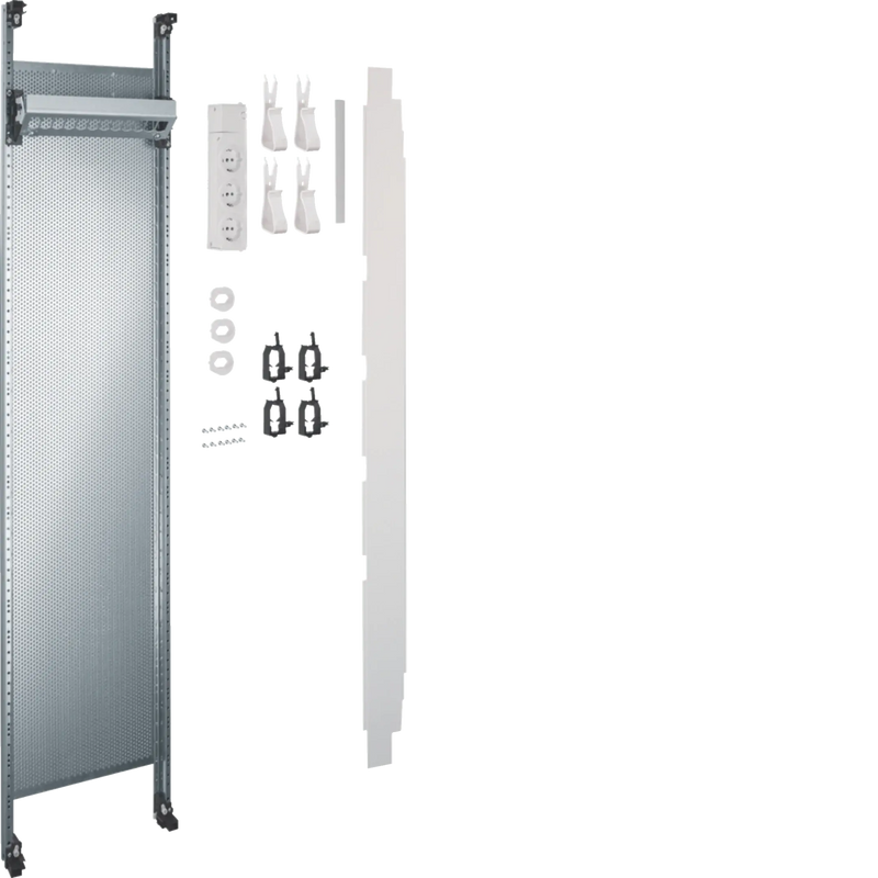 Komplettfeld Multimedia, universZ, 1200mm, 1-feld, ohne Patchmodule | Hager