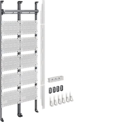 Komplettfeld Multimedia, universZ, 1350mm, 2-feld, ohne Patchmodule | Hager