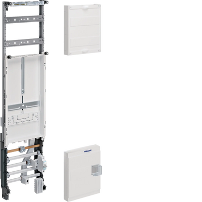 Komplettfeld, univ.Z, SG-Feld, 3P.H=1050mm, 1-feldig m. Sammelschienen f. TT-Sys | Hager