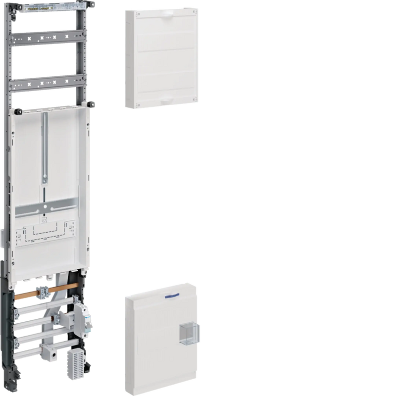 Komplettfeld, univ.Z, SG-Feld, 3P.H=1050mm, 1-feldig m. Sammelschienen f. TT-Sys | Hager