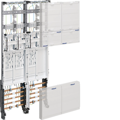 Komplettfeld, universZ, 1050mm, 3 ZP/Reserve, eHZ, DSS, 2-feld, Ausführung EnBW | Hager