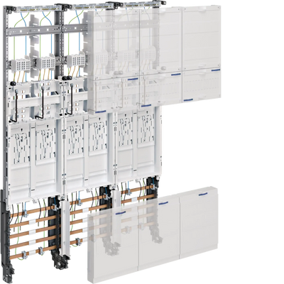 Komplettfeld, universZ, 1050mm, 6 Zählerplätze, eHZ,DSS, 3-feld, Ausführung EnBW | Hager