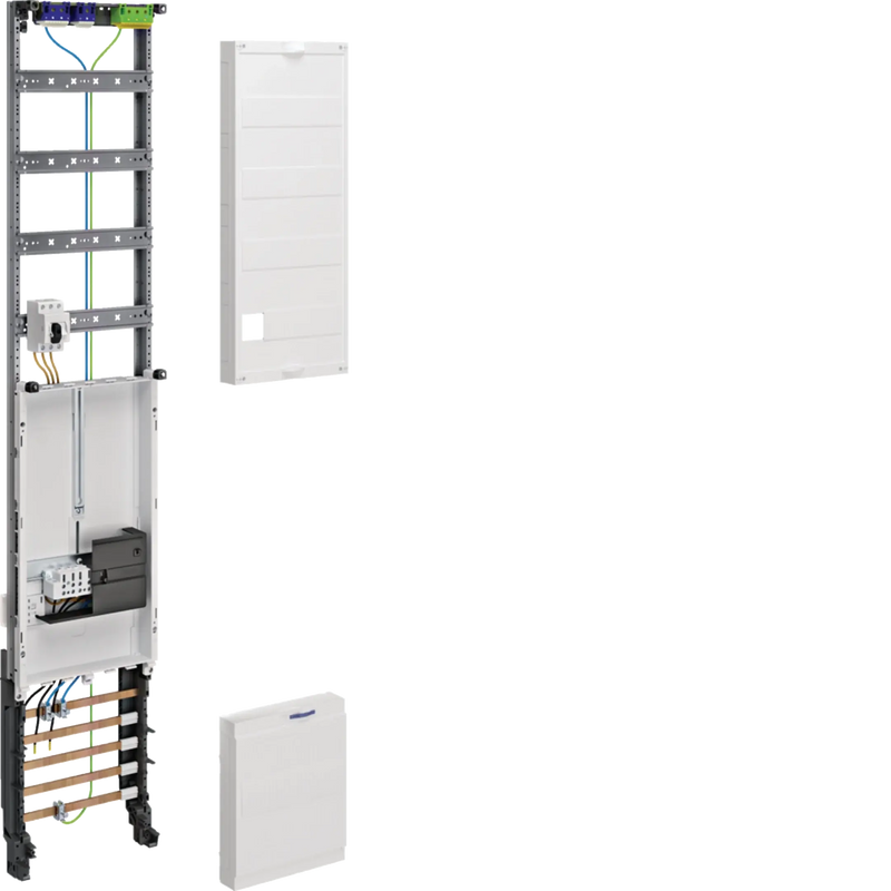 Komplettfeld, universZ, 1350mm, 1 ZP/VT-4reihig, 1-feld, Ausführung Hessen | Hager