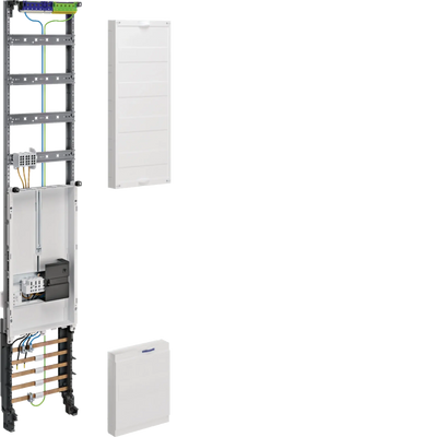 Komplettfeld, universZ, 1350mm, 1 ZP/VT-4reihig, 1-feld, mit Zählersteckklemme | Hager
