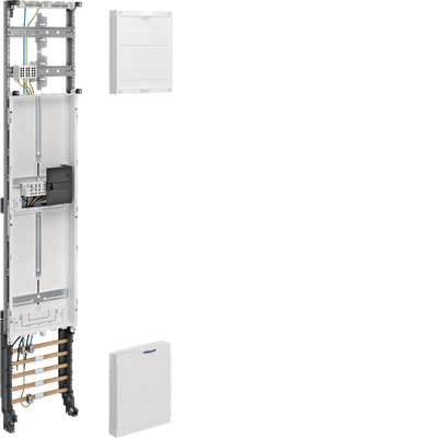 Komplettfeld, universZ, 1350mm, 1 Zählerplatz/Res, 1-feld, mit Zählersteckklemme | Hager