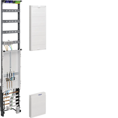 Komplettfeld, universZ, 1350mm, 1Zählerplatz/VT-3rh, 1-feld, Ausführung Bayern | Hager