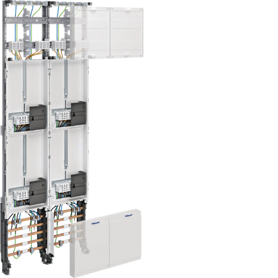 Komplettfeld, universZ, 1350mm, 4ZP, 2-feld, Ausfühurng mit Zählersteckklemme | Hager