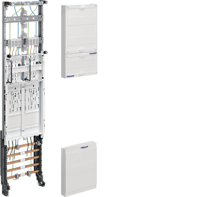 Komplettfeld, universZ, 2 Zählerplätze, BKE-I, OKK, H=1050mm, 1-feldig | Hager
