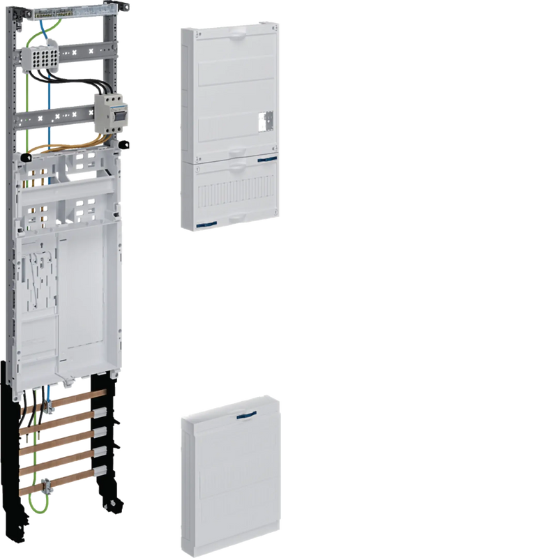 Komplettfeld, universZ, BKE-I, 1 Zählerpl., 3-p. HLAK, H=1050mm, 16mm², 1-feldig | Hager