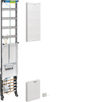 Komplettfeld,univ.Z,1ZP,3-Pkt.,mit ZSK,AAR 4-r,1350x250mm,1-feld.,Ausf.Lux,16mm² | Hager