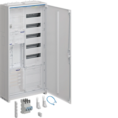 Komplettschr., univ.Z 1ZP RES BKE-I OKK VT5 APZ SLS 63A ESA 1100x550x205mm, IP44 | Hager