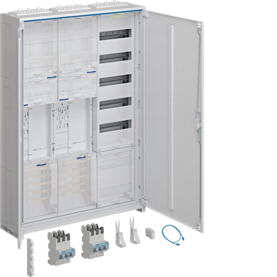 Komplettschr., univ.Z 2ZP RES BKE-I OKK VT5 APZ SLS 50A ESA 1100x800x205mm, IP44 | Hager
