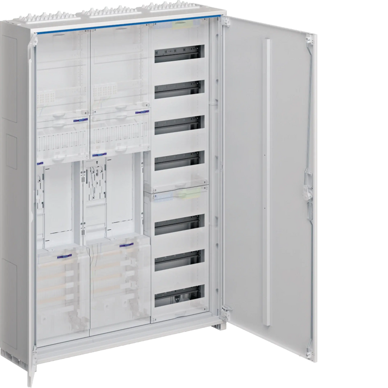 Komplettschrank 2ZP/VF-7rh, eHZ, 1100x800x205mm, IP44, SKII, 3-feld | Hager