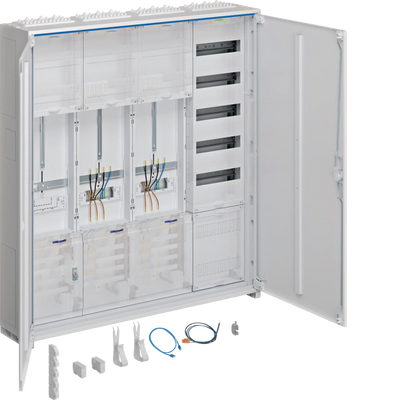 Komplettschrank universZ 1100x1050x205mm SKII IP44 2ZP/SG/VF-5rh/APZ 4-feld VBEW | Hager