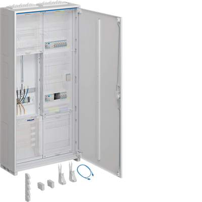 Komplettschrank universZ 1100x550x205mm SchutzklasseII IP44 1ZP/VF-5rh/APZ 2feld | Hager