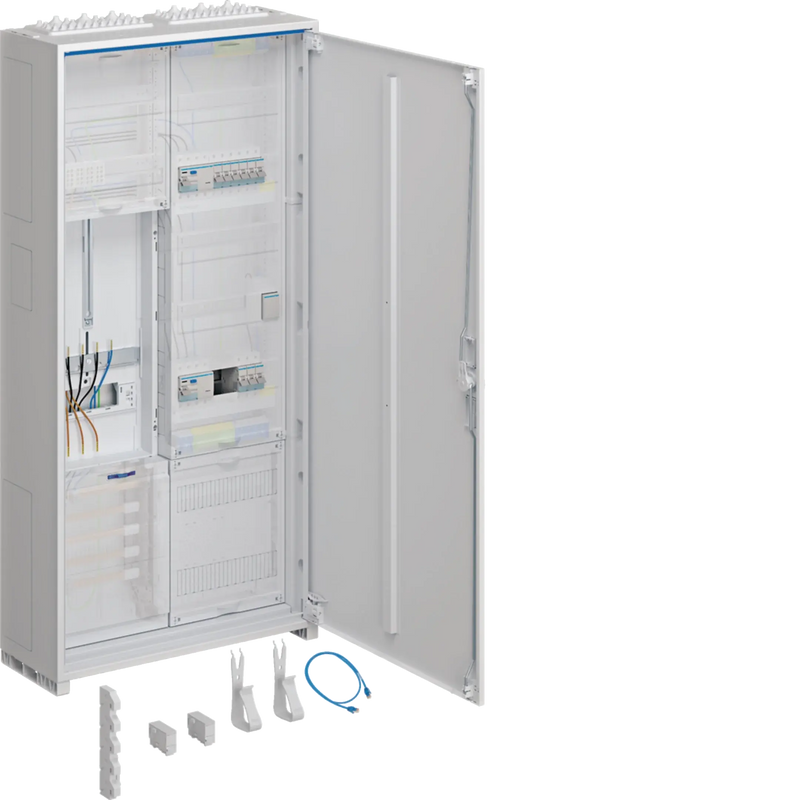 Komplettschrank universZ 1100x550x205mm SchutzklasseII IP44 1ZP/VF-5rh/APZ 2feld | Hager
