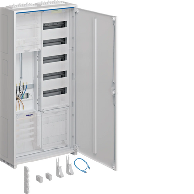 Komplettschrank universZ 1100x550x205mm SchutzklasseII IP44 1ZP/VF-5rh/APZ 2feld | Hager