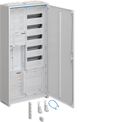 Komplettschrank, univ.Z, 1ZP, eHZ, APZ, VT5, H=1100mm, 2-feldig, ESA | Hager
