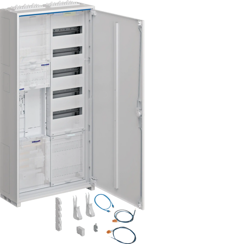 Komplettschrank, univers Z, 1 ZP BKE-I, OKK, APZ, VT5, H=1100mm, 2-feldig, ESA | Hager