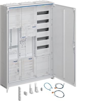 Komplettschrank, univers Z, 1 ZP, 1 SG, BKE-I, APZ, VT5, H=1100mm, 3-feld. | Hager
