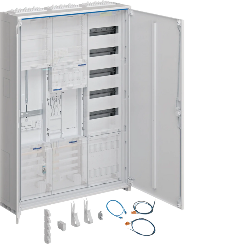 Komplettschrank, univers Z, 1 ZP, 1 SG, BKE-I, APZ, VT5, H=1100mm, 3-feld. | Hager