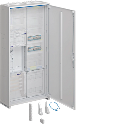 Komplettschrank, univers Z, 1 ZP, BKE-I, APZ, VT5, H=1100mm, 2-feld., ESA, REG | Hager