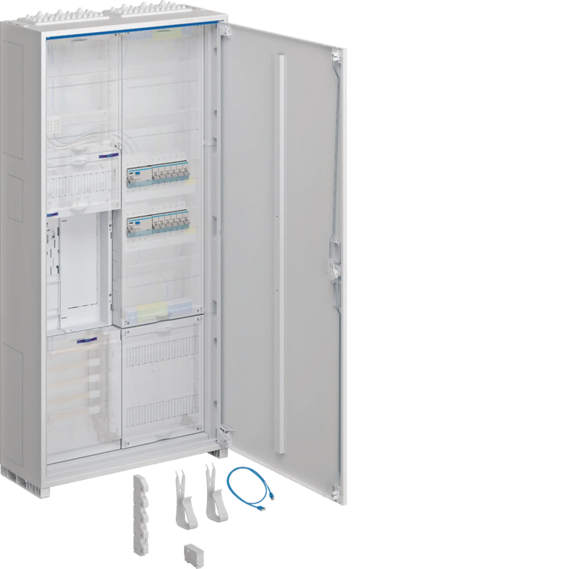Komplettschrank, univers Z, 1 ZP, BKE-I, APZ, VT5, H=1100mm, 2-feld., ESA, REG | Hager