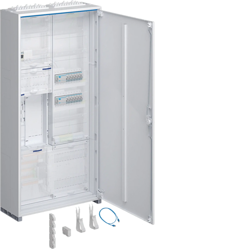 Komplettschrank, univers Z, 1 ZP, BKE-I, APZ, VT5, H=1100mm, 2-feld., ESA, REG | Hager