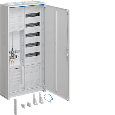 Komplettschrank, univers Z, 1 Zählerplatz, 3P., APZ, VT5, H=1100mm, 2-feld, ESA | Hager