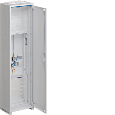 Komplettschrank, univers Z, 1 Zählerplatz, 3P., H=1100mm, 1-feldig | Hager
