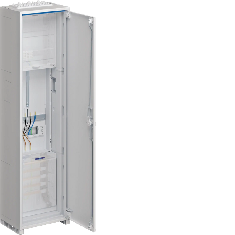 Komplettschrank, univers Z, 1 Zählerplatz, 3P., H=1100mm, 1-feldig | Hager