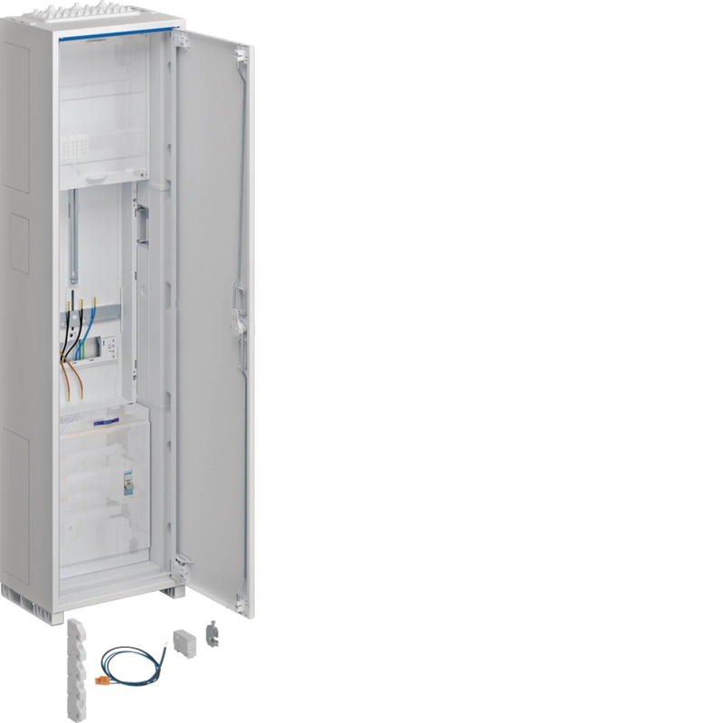 Komplettschrank, univers Z, 1 Zählerplatz, 3P., H=1100mm, 1-feldig, ESA | Hager