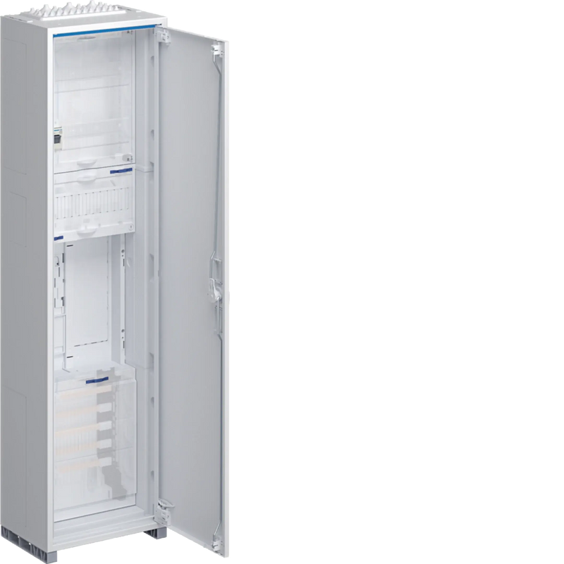 Komplettschrank, univers Z, 1 Zählerplatz, BKE-I, H=1100mm, 1-feld., | Hager