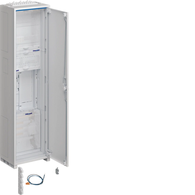 Komplettschrank, univers Z, 1 Zählerplatz, BKE-I, OKK, H=1100mm, 1-feldig, ESA | Hager